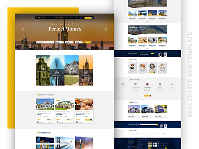 Real Estate Web Template agency agent apartment architecture business buy sell home condio conversion corporate developer estate home agent homepage house interior landing page landingpage parallax project real estate web template unique web design