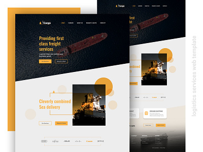 Transportation & Logistics Web Template