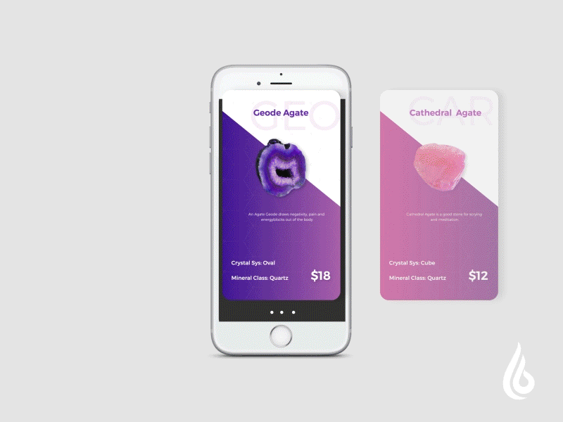 Agate shopping app aftereffects app consumer design interaction mobile prototype ui ux