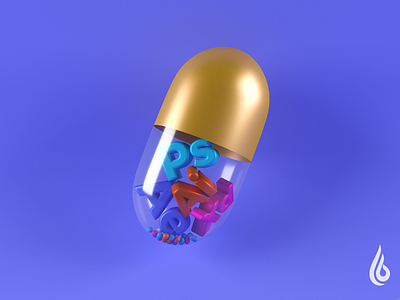 Designer's Pill 3d blender capsule cg cinema4d creative graphics illustrator photoshop render