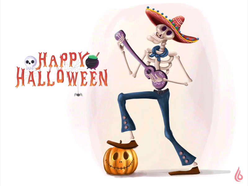 Happy Halloween after effects animation animation 2d creative creative design design halloween illustration