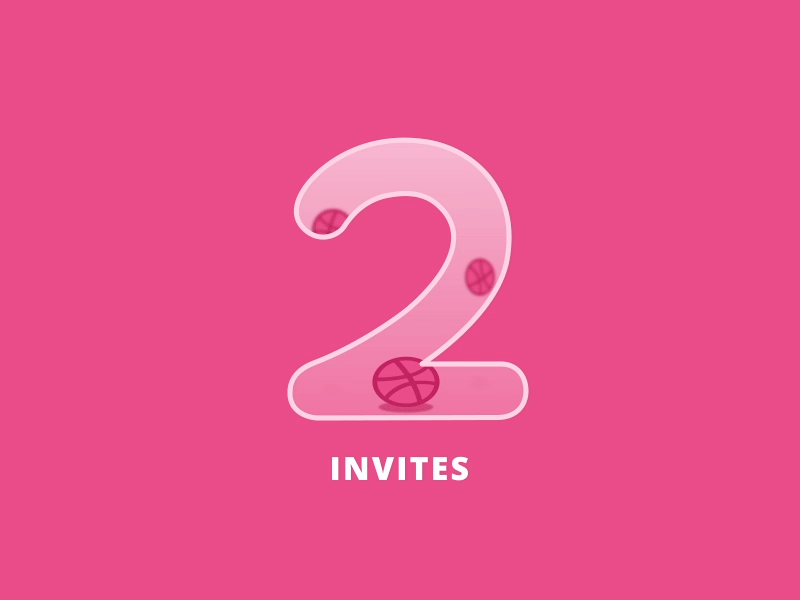 2 Dribbble Invites design invite invites invites giveaway