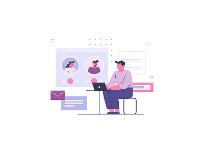 Osvald Teamwork Illustrations 8 design flat illustration team teamwork ui ux vector work