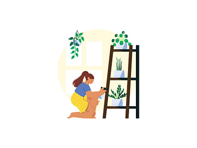 Vanja Indoor Planting Illustration 5