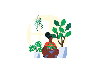 Vanja Indoor Planting Illustrations 7