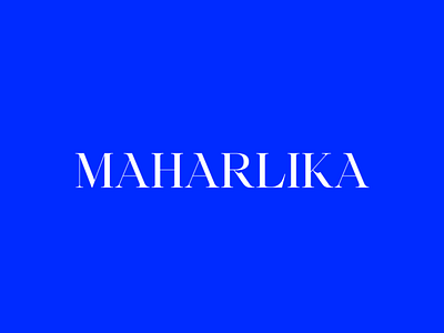 Maharlika Typeface classy font editorial elegant logotype magazine cover maharlika serif font serif typeface typedesign typeface typography