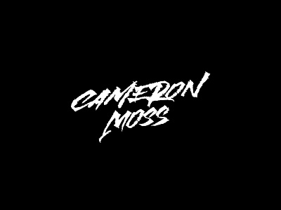 Cameron Moss calligraphy calligraphy artist handlettering lettering logo logotype type type daily type design