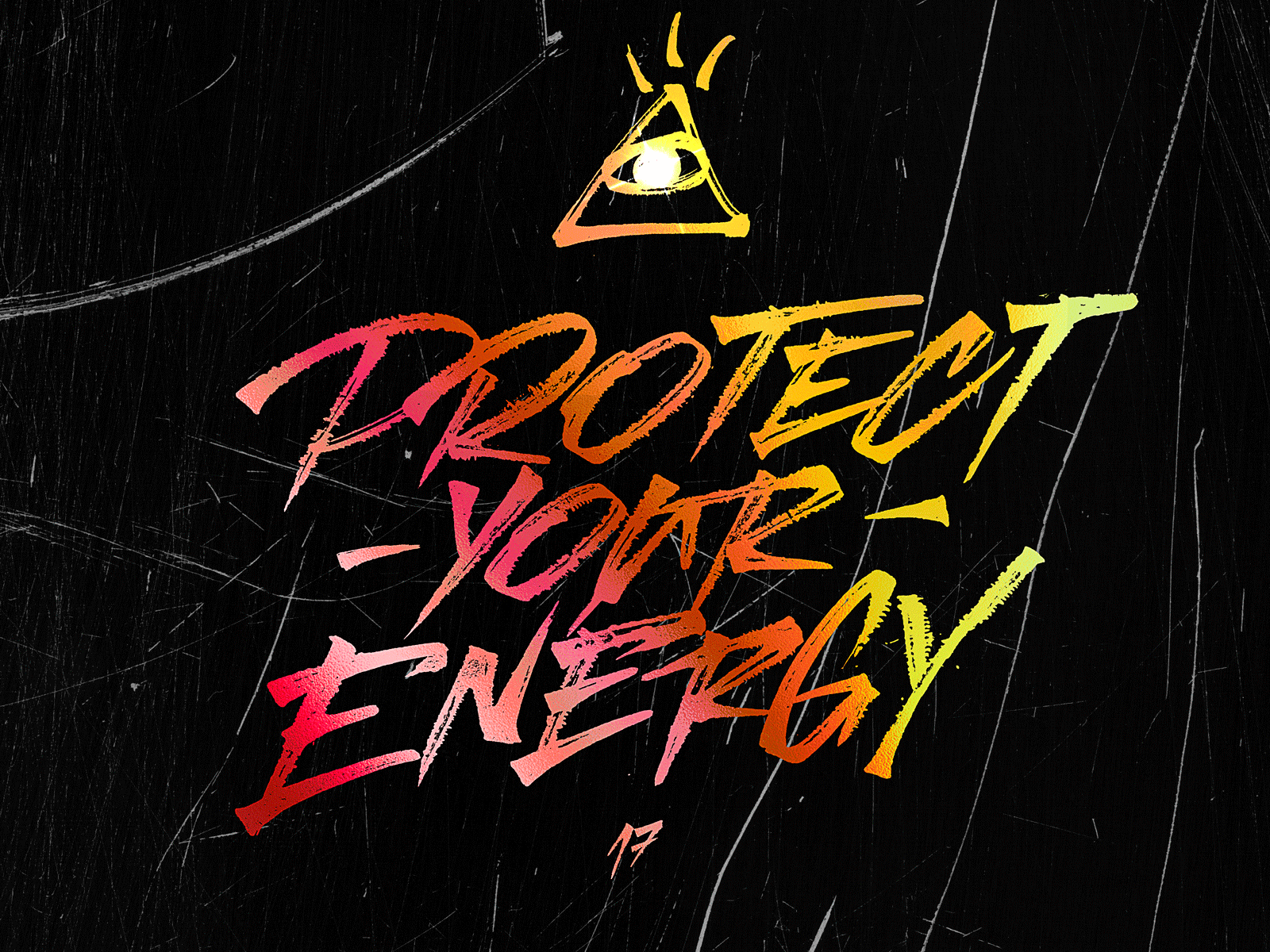 Protect your Energy by Typeezy on Dribbble