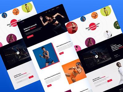 Fit Life Fitness Landing Page