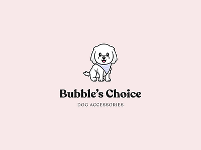 Bubbles Choice Branding brand identity branding bubbles cute dogbrand doglogo figma icon illustration logo minimal uiux vector