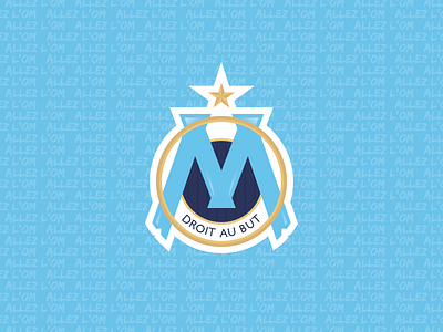 Olympique de Marseille creative crest design football france graphics identity logo logotype marseille sports