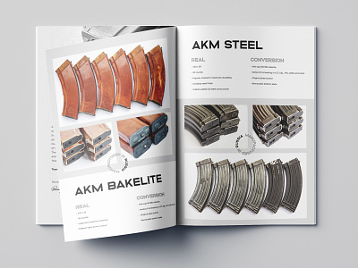 Airsoft Converted Magazines / Catalogue airsoft army brochure catalogue clean creative modern simple typography