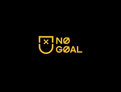No Goal - Goalkeeper Academy academy branding crest football identity logo simple soccer sports sports branding