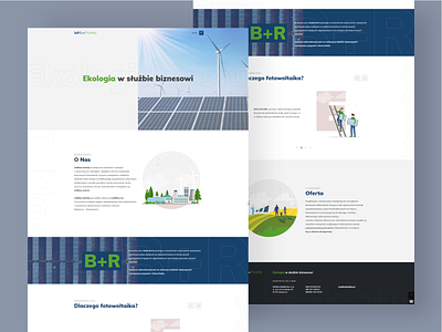 SoftBlue Mobility creative design eco green ui ux web design