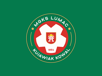 MGKS Lumac Kujawiak Kowal club creative design football identity logo logotype soccer sports sports branding