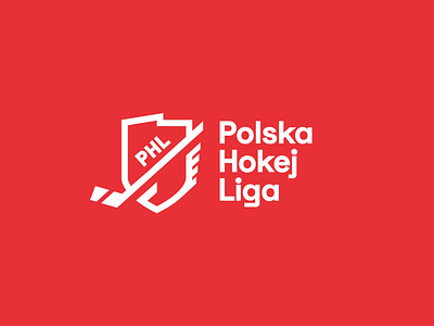 Polish Hockey League branding creative design hockey identity league logo logotype nhl phl sports