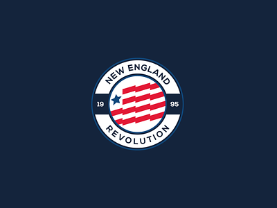 New England Revolution branding creative design football identity logo logotype soccer sports sports branding