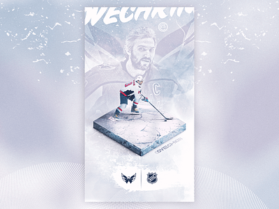 Alex Ovechkin | Artwork capitals creative design hockey illustration nhl ovechkin sports sports branding washington