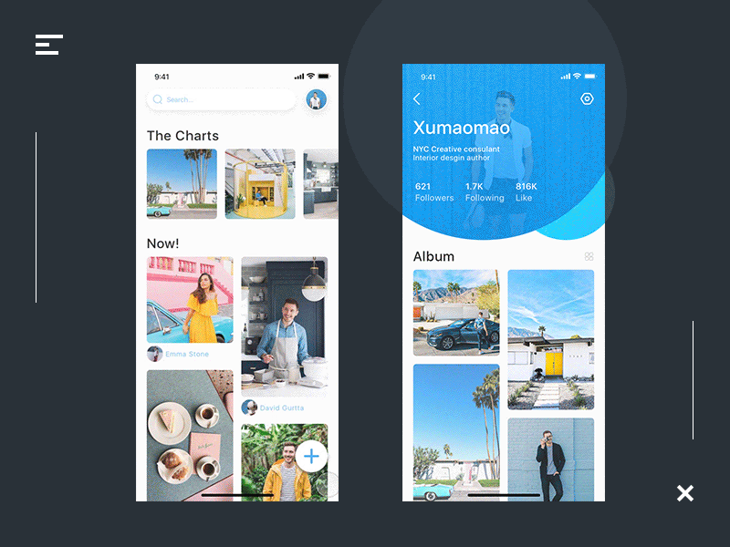 Student work－Xu Yuhan app dayu gif ios iphone music photoshop principle sketch ui