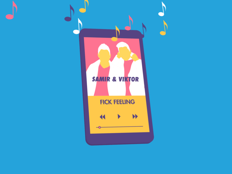 Samir & Viktor - Fick Feeling animation gif illustration motion