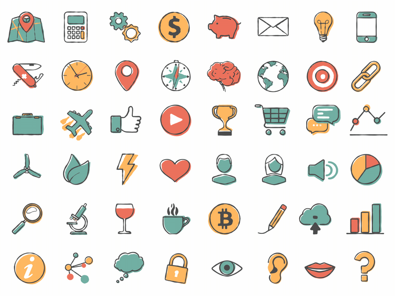 48 Animated Icons by Hill Motion on Dribbble