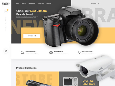 Camera Store Home Page