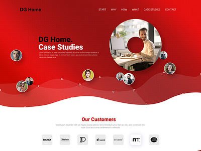 DG Home Web Design UI/UX branding design ui ux web website