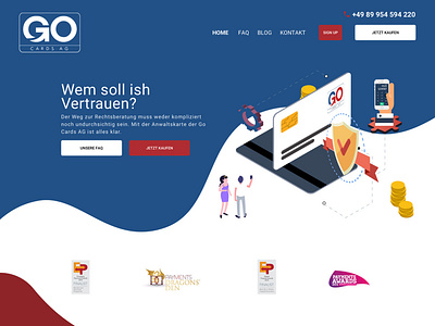 Go Cards Web Design UI/UX