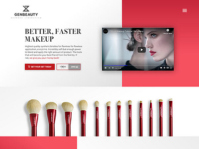 Genbeauty Sales Funnel Website Design