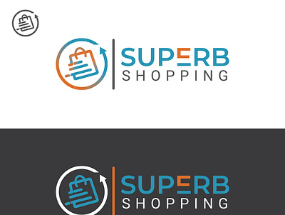 Superb Shopping branding design logo
