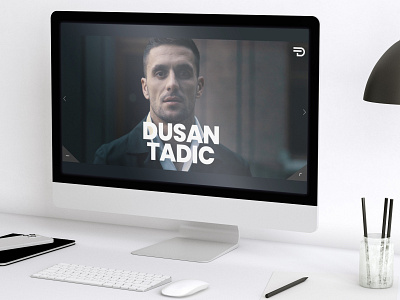 Player Dusan Tadic Website Development Project web design website wordpress elementor pro