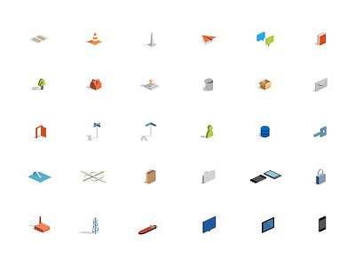 Isometric Icon Set