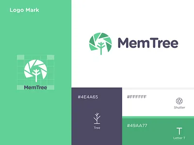 Memtree Logo Design app design brand identity branding creative logo daily ui design digital illustration flat graphic design illustration logo m logo ui vector visual design