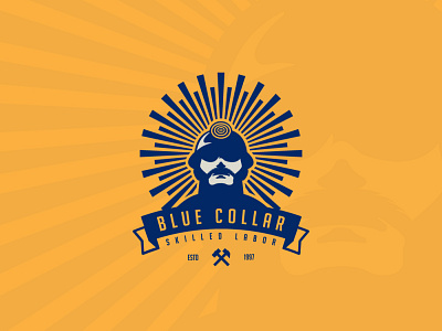 Blue Collar adobe illustrator blue branding design dribbble graphicdesign illustration logo logodesign vector