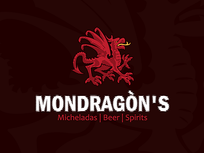 Dragon Logo dragon logo red