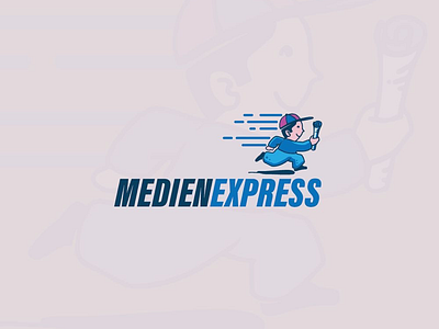 Logo MedienExpress company delivery logo logodesign logodesigner