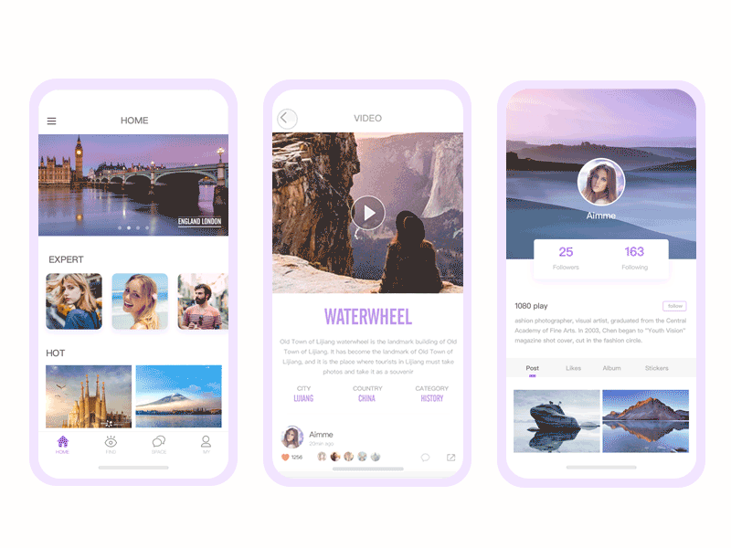 travel app dynamic effect／video／travel