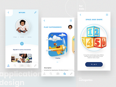 Kids Game Application Concept applicaiton branding design digital design digital designer game app illustration layout design ui uidesign user interface user interface design vector