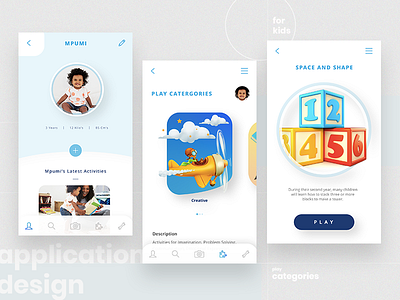 Kids Game Application Concept