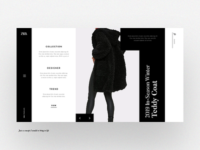 Fashion Website Concept 01