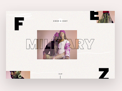 Military Fez 1 branding design digital design fashion layout design typography ui ui design user inteface user interface web