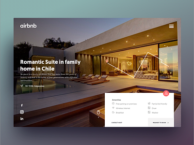 Airbnb - Hosts page app aribnb experiences interaction responsive travel userinterface ux vecations
