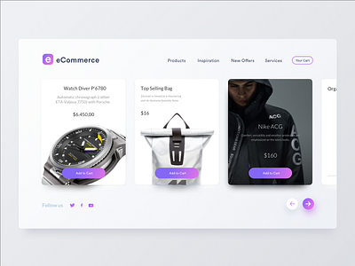 e-Commerce - Homepage & Product Page