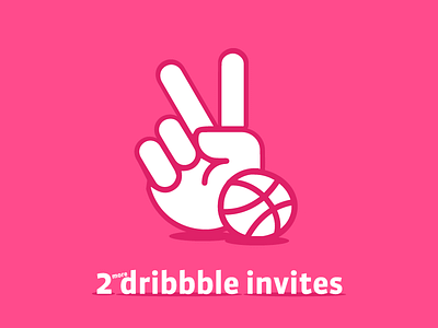 2 Dribbble Invites dribbble free invite giveaway invitation invite invites player