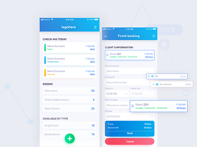 Hotel Management Dashboard