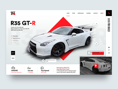Nissan GTR - B is for Build