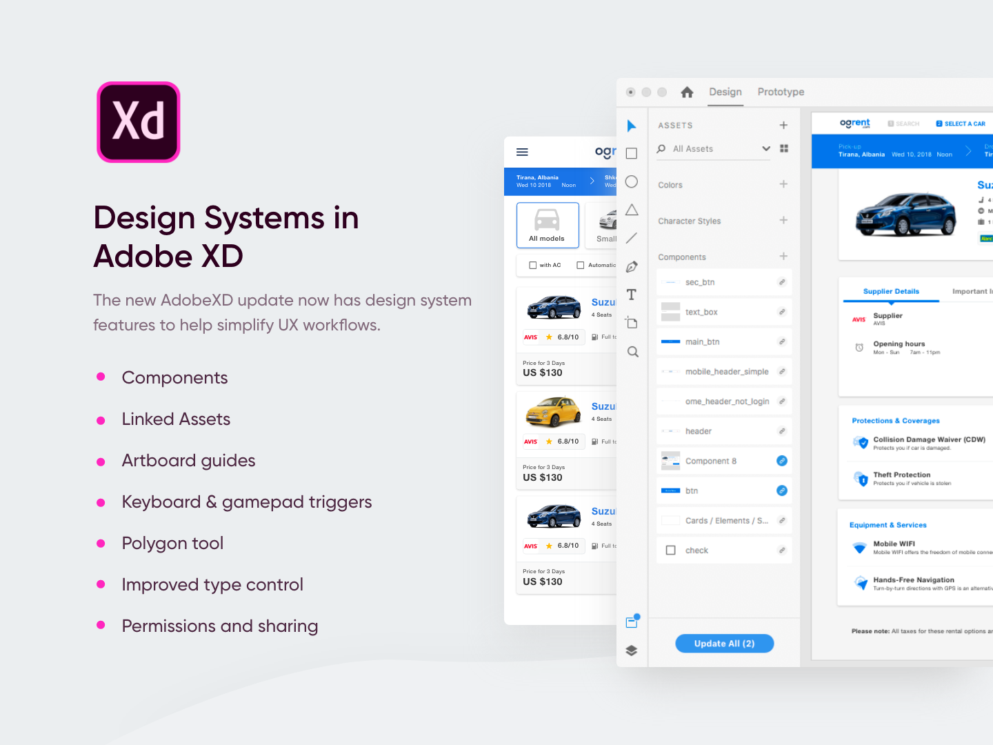 Adobe XD Design System by Dorjan Vulaj on Dribbble