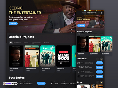 Cedric the Entertainer - Landing Page