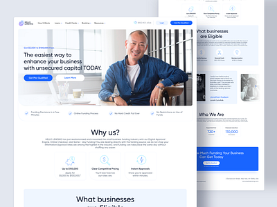 HelloLanding - Landing Page Business Loan