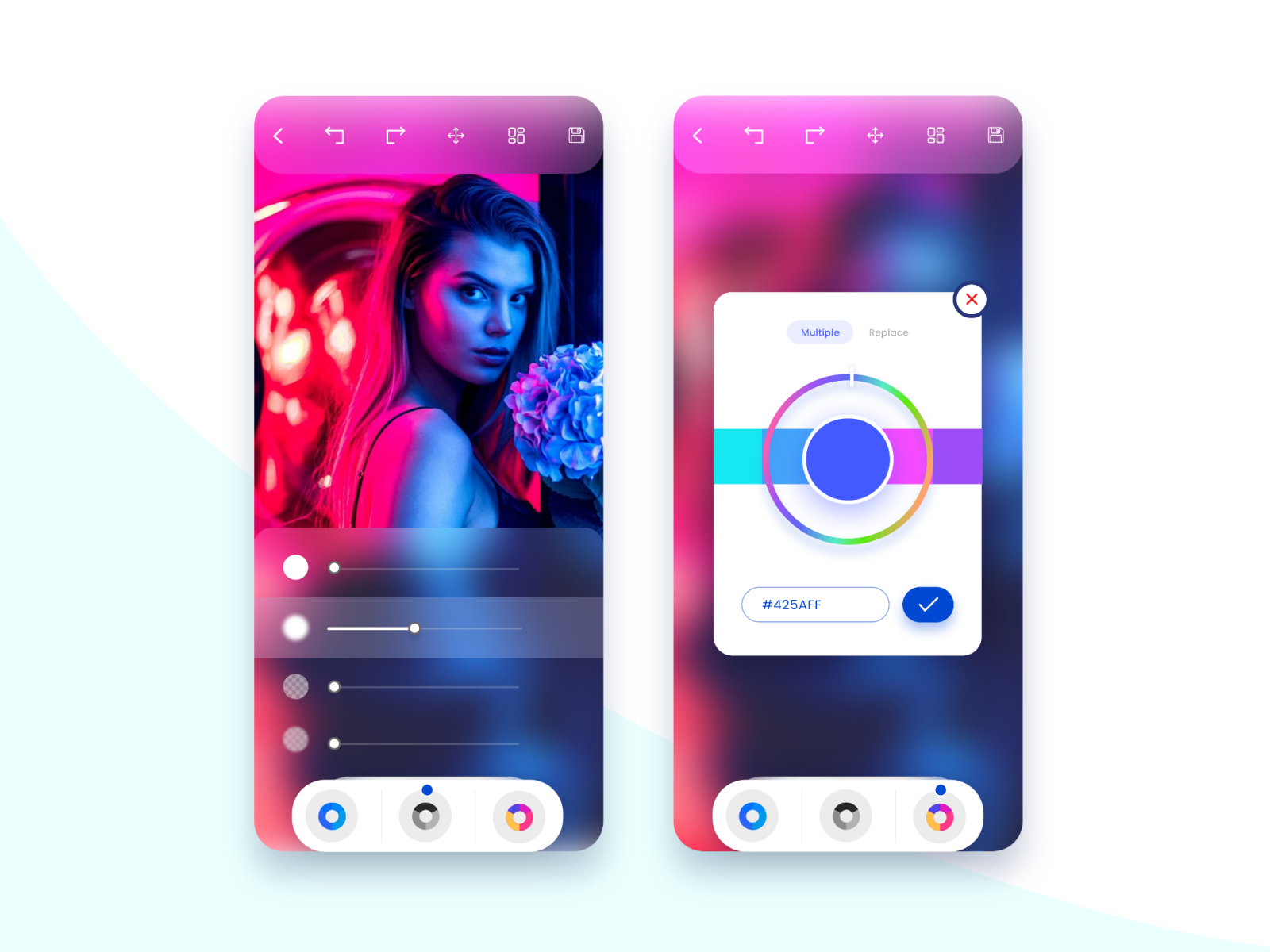 Photo Editing App Interface by Tanmoy for TechCare™ Inc on Dribbble